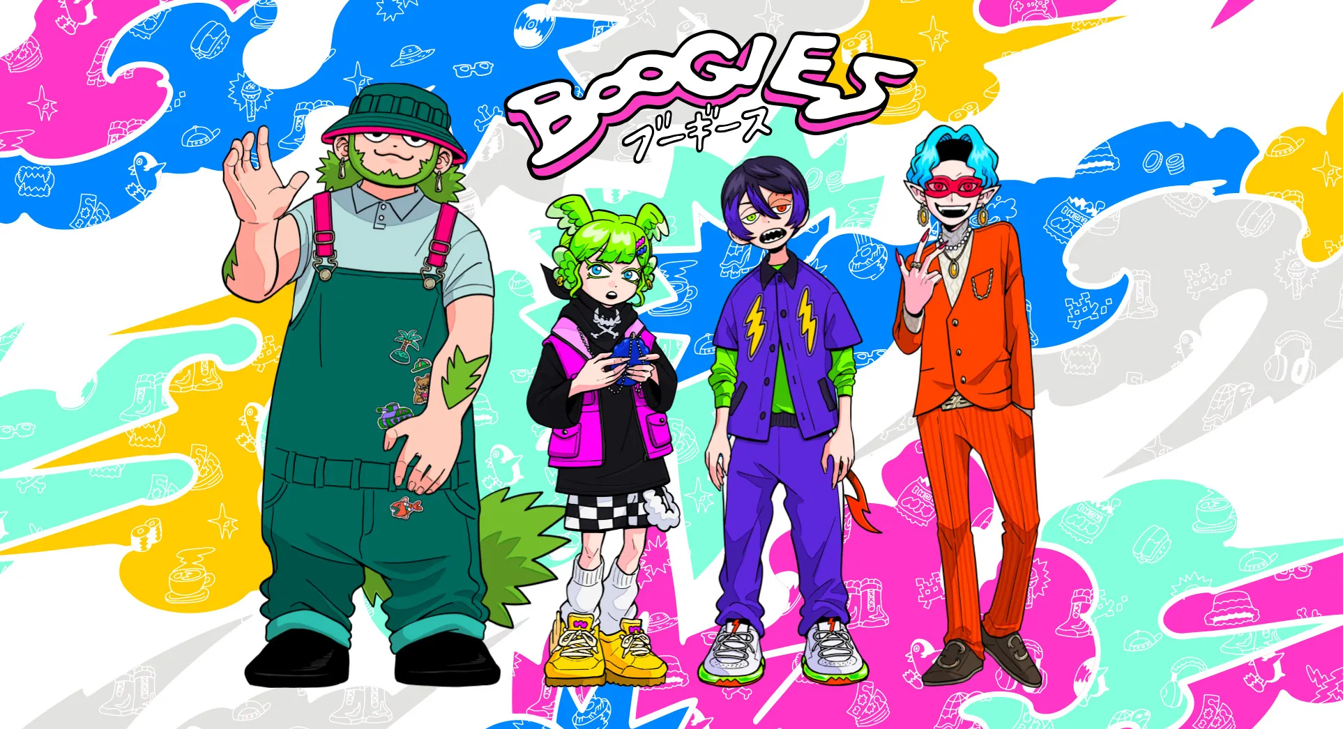 Vtuber「Boogies」キャラクターデザイン